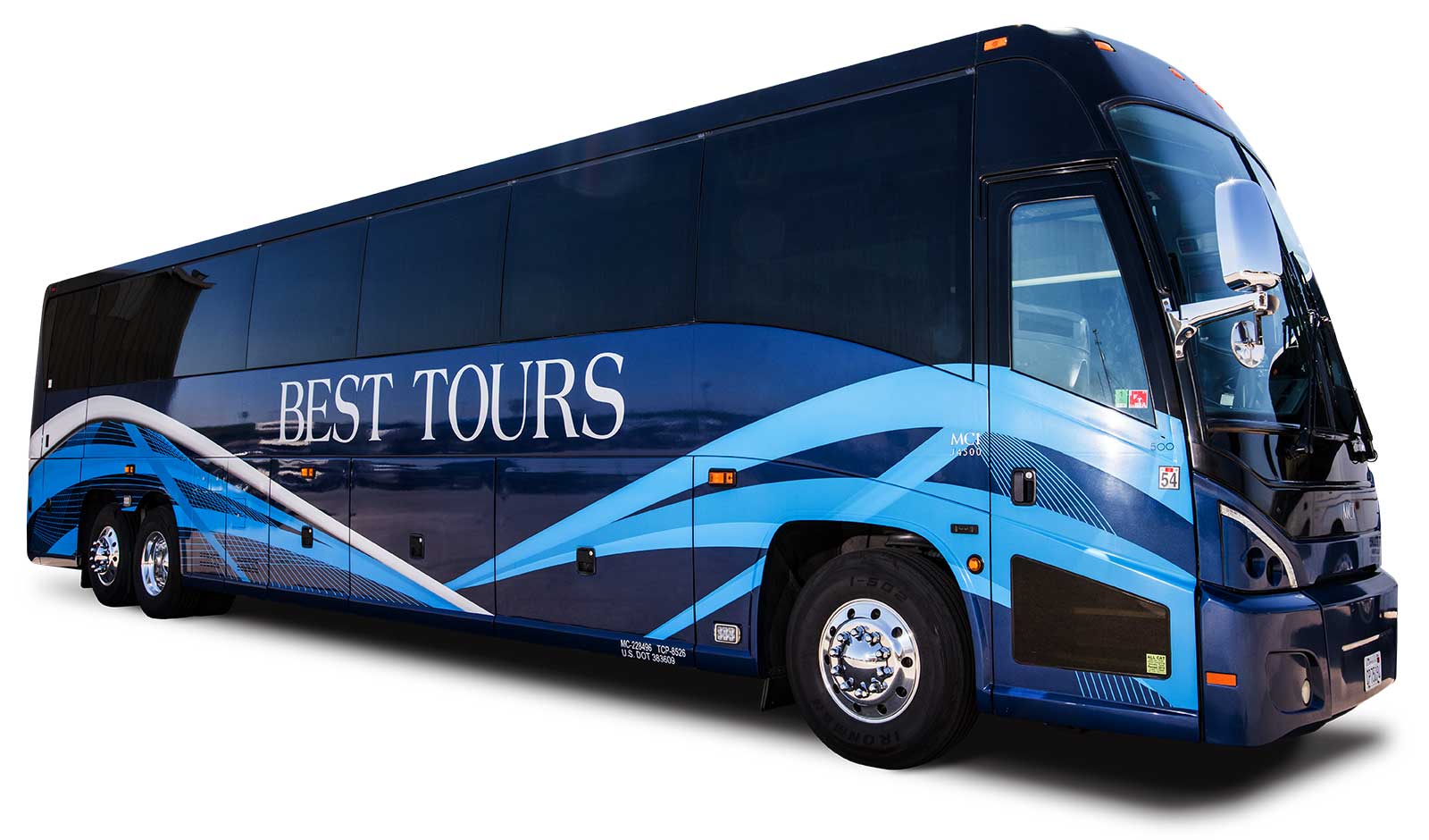 photo of blue J4500 Best Tours and Travel motorcoach